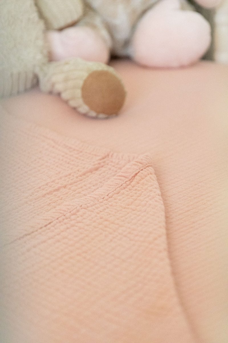 100% Organic Cotton Gauze Muslin Crib Sheet - Crib Sheet - Custom Crafting Alliance, LLC