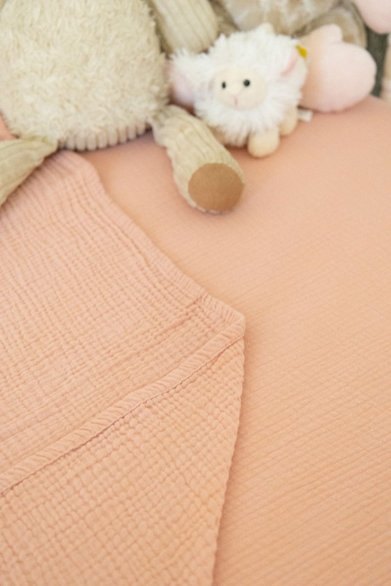 100% Organic Cotton Gauze Muslin Crib Sheet - Crib Sheet - Custom Crafting Alliance, LLC