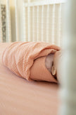 100% Organic Cotton Gauze Muslin Crib Sheet - Crib Sheet - Custom Crafting Alliance, LLC