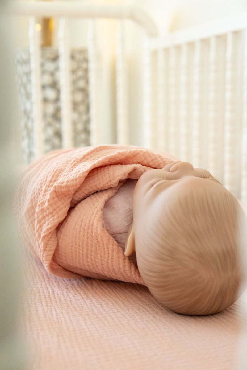 100% Organic Cotton Gauze Muslin Crib Sheet - Crib Sheet - Custom Crafting Alliance, LLC