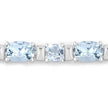10.06 Carat Genuine Aquamarine .925 Sterling Silver Bracelet - Bracelets - Custom Crafting Alliance, LLC
