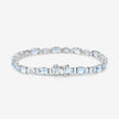 10.06 Carat Genuine Aquamarine .925 Sterling Silver Bracelet - Bracelets - Custom Crafting Alliance, LLC