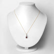 1.01 Carat Genuine Ruby and White Diamond 14K Yellow Gold Pendant - Pendants - Custom Crafting Alliance, LLC