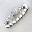 10.26 Carat Genuine Opal .925 Sterling Silver Bracelet - Bracelets - Custom Crafting Alliance, LLC