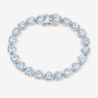 10.50 Carat Genuine Blue Topaz .925 Sterling Silver Bracelet - Bracelets - Custom Crafting Alliance, LLC