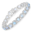10.50 Carat Genuine Blue Topaz .925 Sterling Silver Bracelet - Bracelets - Custom Crafting Alliance, LLC