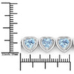 10.50 Carat Genuine Blue Topaz .925 Sterling Silver Bracelet - Bracelets - Custom Crafting Alliance, LLC