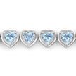 10.50 Carat Genuine Blue Topaz .925 Sterling Silver Bracelet - Bracelets - Custom Crafting Alliance, LLC