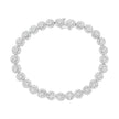 14K White Gold 3-3/4 Cttw Round-Brilliant Cut Diamond 7-1/4