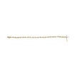 10K Two-Tone Gold 1/2 Cttw Diamond Alternating 3 Stone and X-Link 7