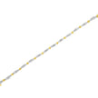 10K Two-Tone Gold 2.0 Cttw Baguette Diamond Channel Link Bracelet - Bracelets - Custom Crafting Alliance, LLC