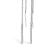 10K White Gold 1/10 Cttw Diamond Threader Earrings - Earrings - Custom Crafting Alliance, LLC