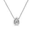 10K White Gold 1/10 Cttw Miracle Set Round-Cut Diamond Square Shape 18