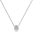 10K White Gold 1/10 Cttw Miracle Set Round-Cut Diamond Square Shape 18