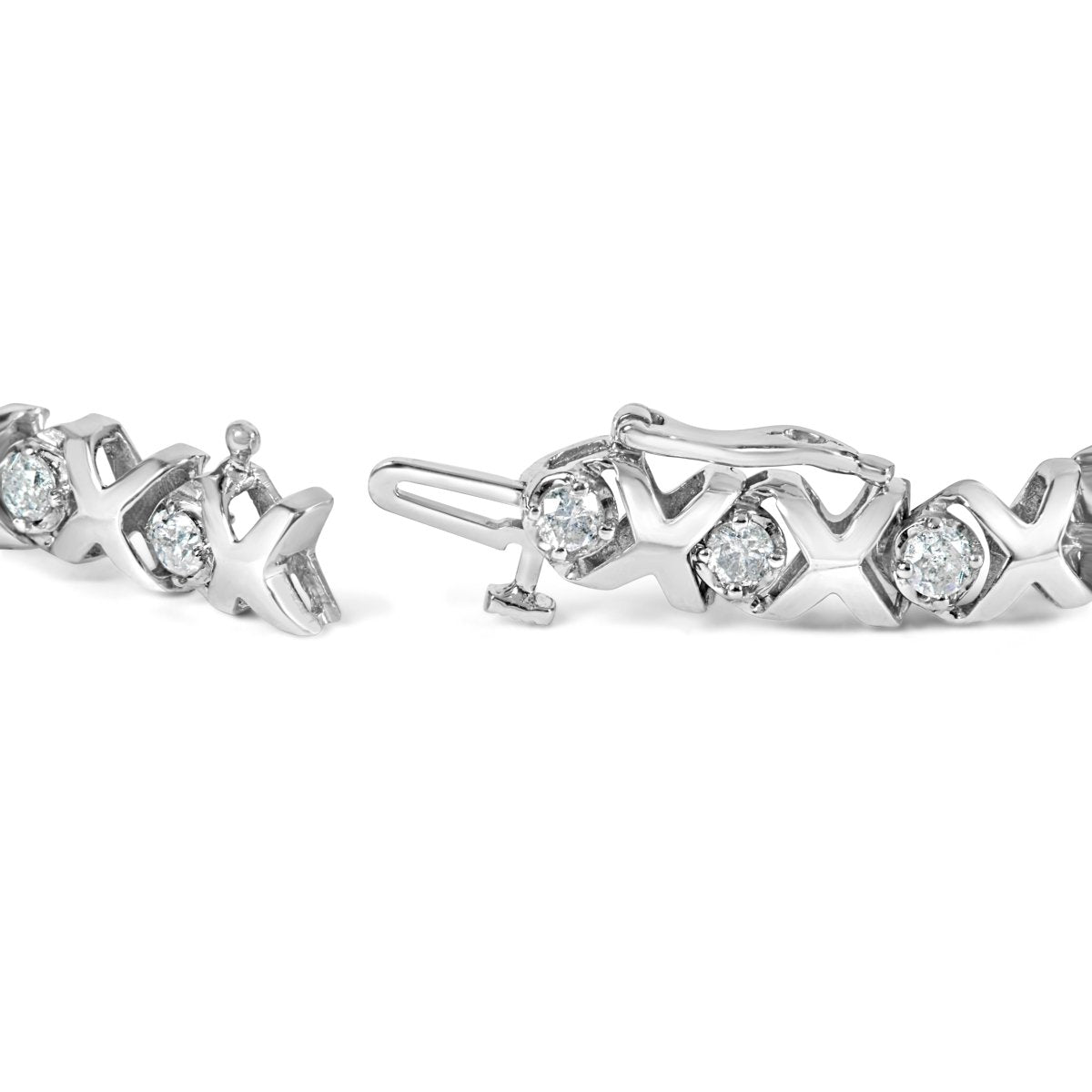 10k White Gold 2.00 Cttw Round-Cut Diamond 