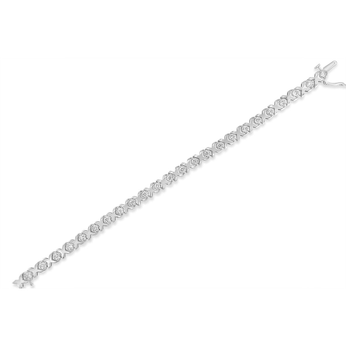 10k White Gold 2.00 Cttw Round-Cut Diamond 