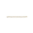 10K Yellow and White Gold 1/2 Cttw Channel Set Diamond Infinity Link 7