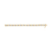 10k Yellow Gold 2.00 Cttw Diamond Cluster and Alternating 