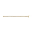 10K Yellow Gold 3 cttw Round-Cut Diamond Spiral Link 7.50