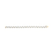 10k Yellow Gold 5.00 Cttw Round-Cut and Baguette-Cut Diamond Floral Link 7.25