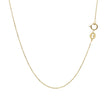 10k Yellow Gold Cable Link Chain (0.50 mm) - Necklaces - Custom Crafting Alliance, LLC