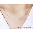 10k Yellow Gold Cable Link Chain (0.50 mm) - Necklaces - Custom Crafting Alliance, LLC