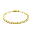 10k Yellow Gold Classic Miami Cuban Solid Bracelet (4.90 mm) - Bracelets - Custom Crafting Alliance, LLC