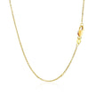 10k Yellow Gold Diamond Cut Cable Link Chain (1.10 mm) - Necklaces - Custom Crafting Alliance, LLC