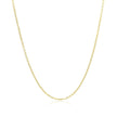 10k Yellow Gold Diamond Cut Cable Link Chain (1.10 mm) - Necklaces - Custom Crafting Alliance, LLC