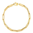 10K Yellow Gold Lite Paperclip Bracelet (4.20 mm) - Bracelets - Custom Crafting Alliance, LLC