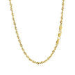 10K Yellow Gold Lite Rope Chain (2.50 mm) - Necklaces - Custom Crafting Alliance, LLC