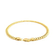 10k Yellow Gold Miami Cuban Semi Solid Bracelet (4.50 mm) - Bracelets - Custom Crafting Alliance, LLC