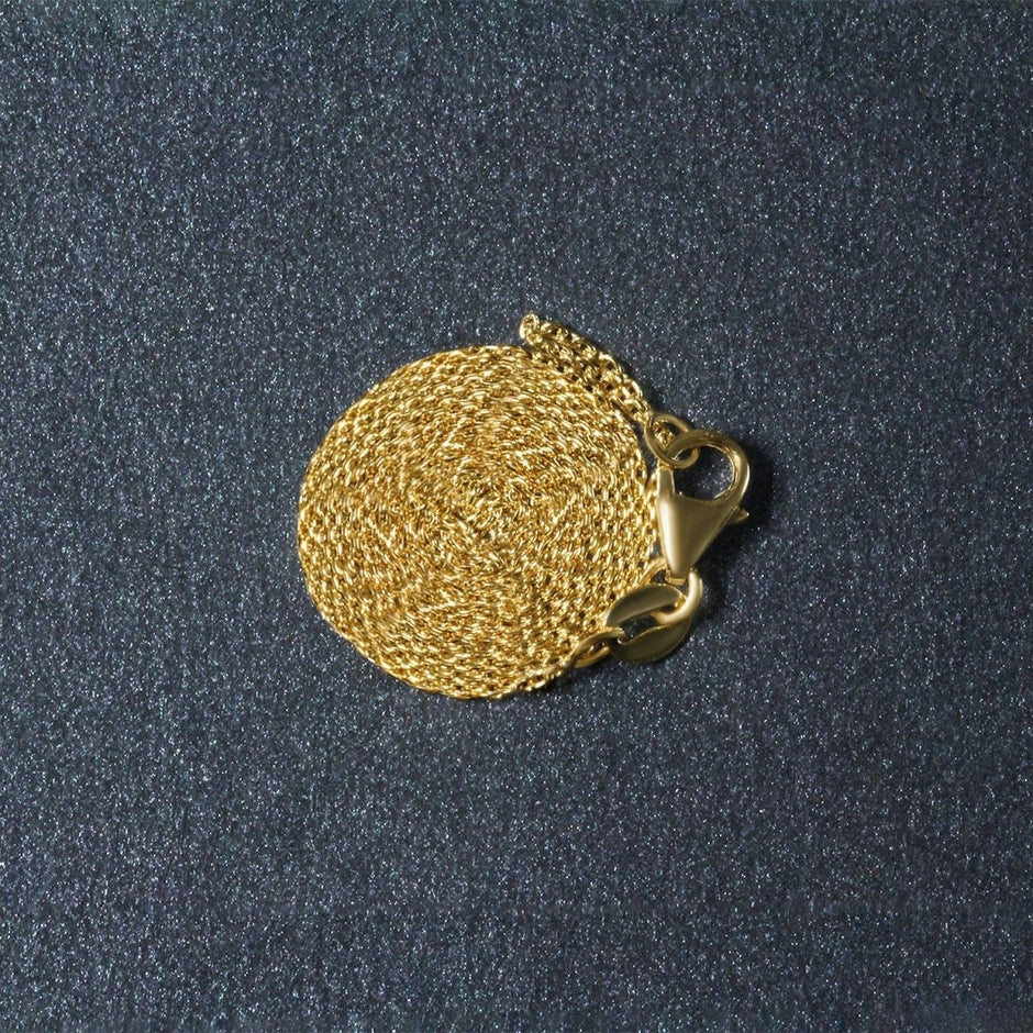 10k Yellow Gold Oval Cable Link Chain (0.97 mm) - Necklaces - Custom Crafting Alliance, LLC