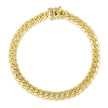 10k Yellow Gold Semi Solid Miami Cuban Bracelet (10.70 mm) - Bracelets - Custom Crafting Alliance, LLC