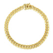 10k Yellow Gold Semi Solid Miami Cuban Bracelet (10.70 mm) - Bracelets - Custom Crafting Alliance, LLC