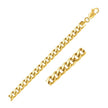 10k Yellow Gold Semi Solid Miami Cuban Bracelet (6.60 mm) - Bracelets - Custom Crafting Alliance, LLC
