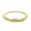 10k Yellow Gold Semi Solid Miami Cuban Bracelet (7.20 mm) - Bracelets - Custom Crafting Alliance, LLC