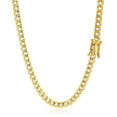 10k Yellow Gold Semi Solid Miami Cuban Chain (4.50 mm) - Necklaces - Custom Crafting Alliance, LLC