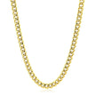 10k Yellow Gold Semi Solid Miami Cuban Chain (4.50 mm) - Necklaces - Custom Crafting Alliance, LLC