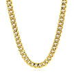 10k Yellow Gold Semi Solid Miami Cuban Chain (5.00 mm) - Necklaces - Custom Crafting Alliance, LLC