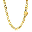 10k Yellow Gold Semi Solid Miami Cuban Chain (5.00 mm) - Necklaces - Custom Crafting Alliance, LLC