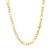 10K Yellow Gold Solid Figaro Chain (3.70 mm) - Necklaces - Custom Crafting Alliance, LLC