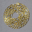 10K Yellow Gold Solid Figaro Chain (4.50 mm) - Necklaces - Custom Crafting Alliance, LLC