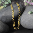10K Yellow Gold Solid Figaro Chain (4.50 mm) - Necklaces - Custom Crafting Alliance, LLC