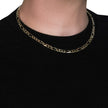 10K Yellow Gold Solid Figaro Chain (5.30 mm) - Necklaces - Custom Crafting Alliance, LLC