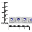 1.10 Carat Genuine Tanzanite .925 Sterling Silver Bracelet - Bracelets - Custom Crafting Alliance, LLC