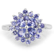 1.16 Carat Genuine Tanzanite .925 Sterling Silver Ring - Rings - Custom Crafting Alliance, LLC