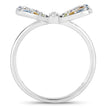1.18 Carat Genuine Multi Stones .925 Sterling Silver Ring - Rings - Custom Crafting Alliance, LLC