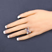 1.18 Carat Genuine Multi Stones .925 Sterling Silver Ring - Rings - Custom Crafting Alliance, LLC