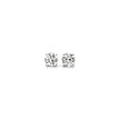 1/2 cttw Lab Grown Round Diamond Stud Earrings 14k White Gold (G/VS2) - Earrings - Custom Crafting Alliance, LLC